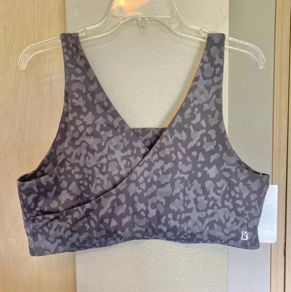 NWT Buff Bunny Harley Gray Camo Sports Bra Plus Size XXXL 3X or XXL 2X - Picture 2 of 7